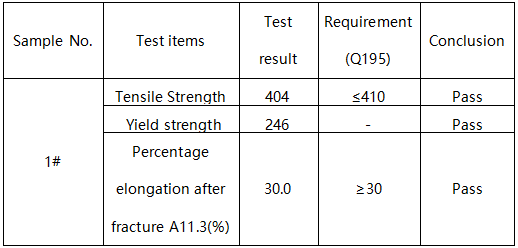 低碳钢线材成分分析-拉伸测试 低碳钢线材成分分析-拉伸测试