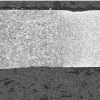 焊接焊头宏观金相分析