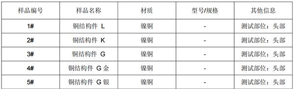 镍铜结构件G金成分测试 镍铜结构件G金成分测试