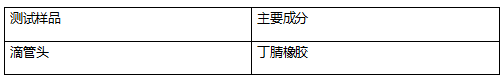 滴管头丁腈橡胶成分检测 滴管头丁腈橡胶成分检测
