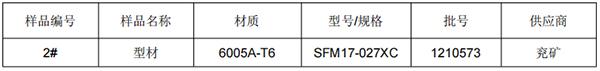 6005A铝合金成分分析