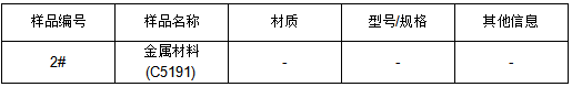 C5191磷铜成分分析 C5191磷铜成分分析