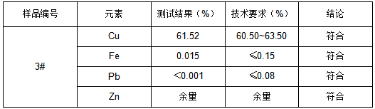 H62黄铜牌号鉴定 H62黄铜牌号鉴定