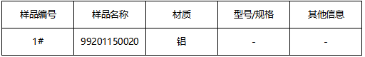 铝合金项链成分分析 铝合金项链成分分析