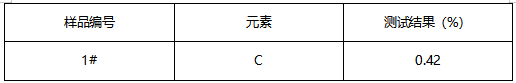 钢夹成分分析 钢夹成分分析
