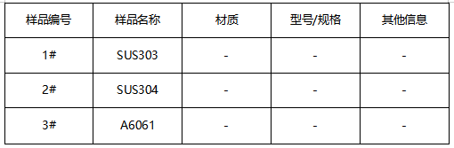 不锈钢成分分析-牌号鉴定 不锈钢成分分析-牌号鉴定