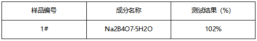 硼砂成分分析 硼砂成分分析