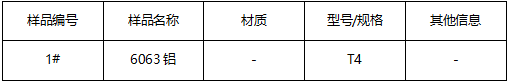 6063铝合号鉴定 6063铝合号鉴定