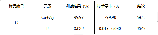 TP2铜管牌号鉴定GB/T 5231-2012 TP2铜管牌号鉴定GB/T 5231-2012