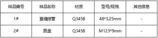 Q345B直缝焊管牌号鉴定 Q345B直缝焊管牌号鉴定