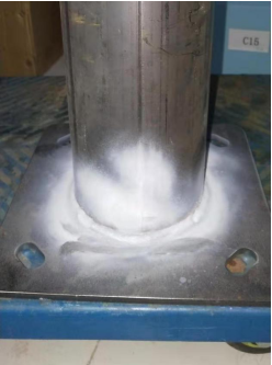 路灯底座焊接处检验-磁粉检测