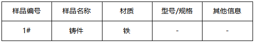 铸铁成分分析 铸铁成分分析