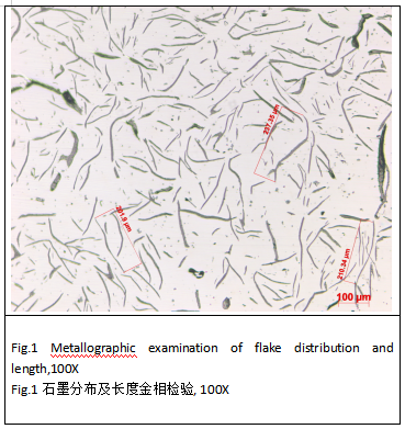 铸铁金相检验-石墨形态和长度 铸铁金相检验-石墨形态和长度