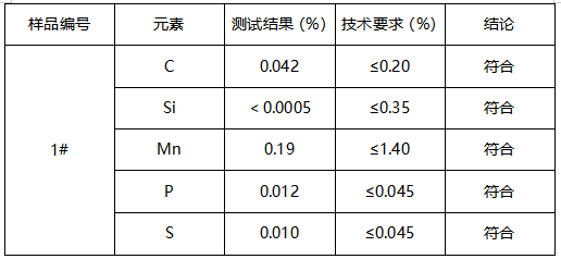 焊接件成分分析-拉伸测试 焊接件成分分析-拉伸测试