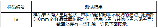 高温耐磨热电偶套管半定量成分分析 高温耐磨热电偶套管半定量成分分析