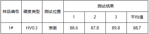 铝合金导轨维氏硬度-尺寸测试 铝合金导轨维氏硬度-尺寸测试