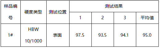 铝材布氏硬度测试 铝材布氏硬度测试