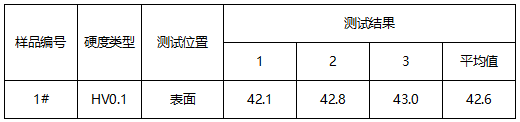 钢板维氏硬度测试 钢板维氏硬度测试