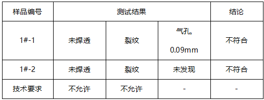焊接试片焊缝宏观测试 焊接试片焊缝宏观测试